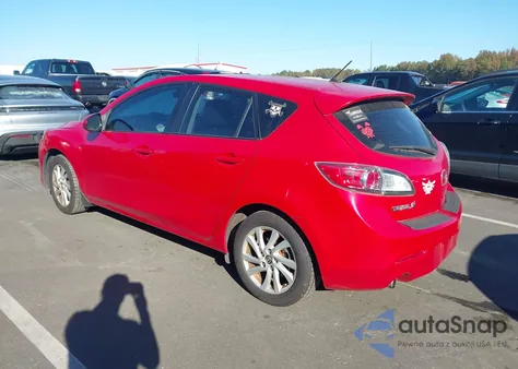2013 Mazda Mazda3 I Touring z USA, uszkodzony, nr VIN JM1BL1L77D1803452